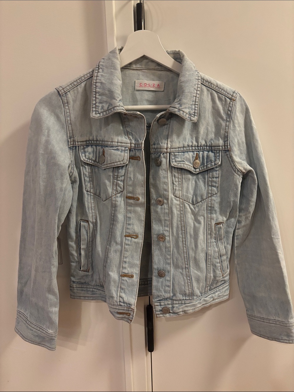 Japanese Light Wash Denim Jacket - Light Blue